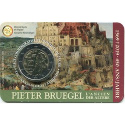 Belgio 2019 - 2Euro 450º Ann. della morte di Pieter Bruegel il Vecchio - versione Francese