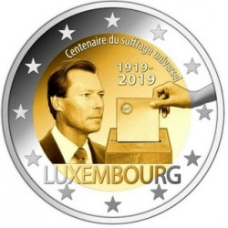 Lussemburgo 2019 - 2€ 100º Anniversario del Suffragio Universale in Lussemburgo