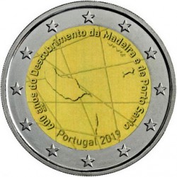 Portogallo 2019 - 2€ 600º Anniversario della Scoperta dell'Isola di Madeira e di Porto Santo