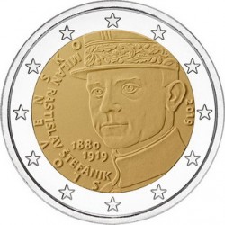 Slovacchia 2019 - 2€ 100º anniversario della morte di Milan Rastislav Štefánik