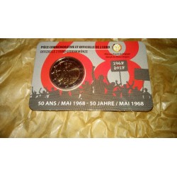 Belgio 2018 - 2€ 50º Anniversario della Rivolta Studentesca del Maggio 1968 - Lato Francese