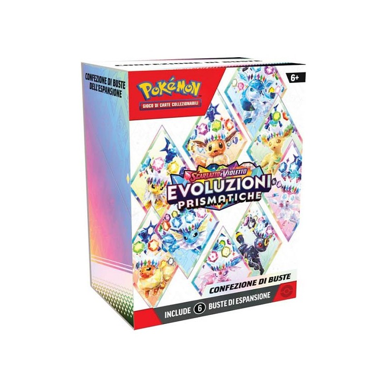 SV8.5 Bundle 6 buste Evoluzioni Prismatiche Pokemon - ITA