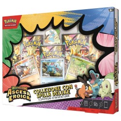 Megaevoluzione Ascesa Eroica Collezione con Spilla Deluxe Compagni d'Avventura - ITA
