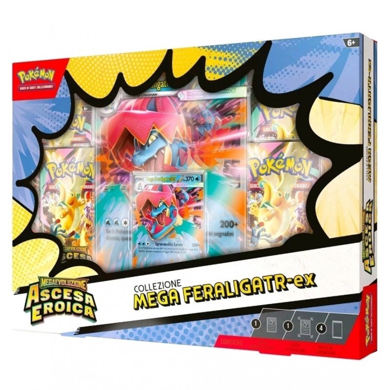 Collezione Mega Feraligatr-ex Ascesa Eroica - ITA