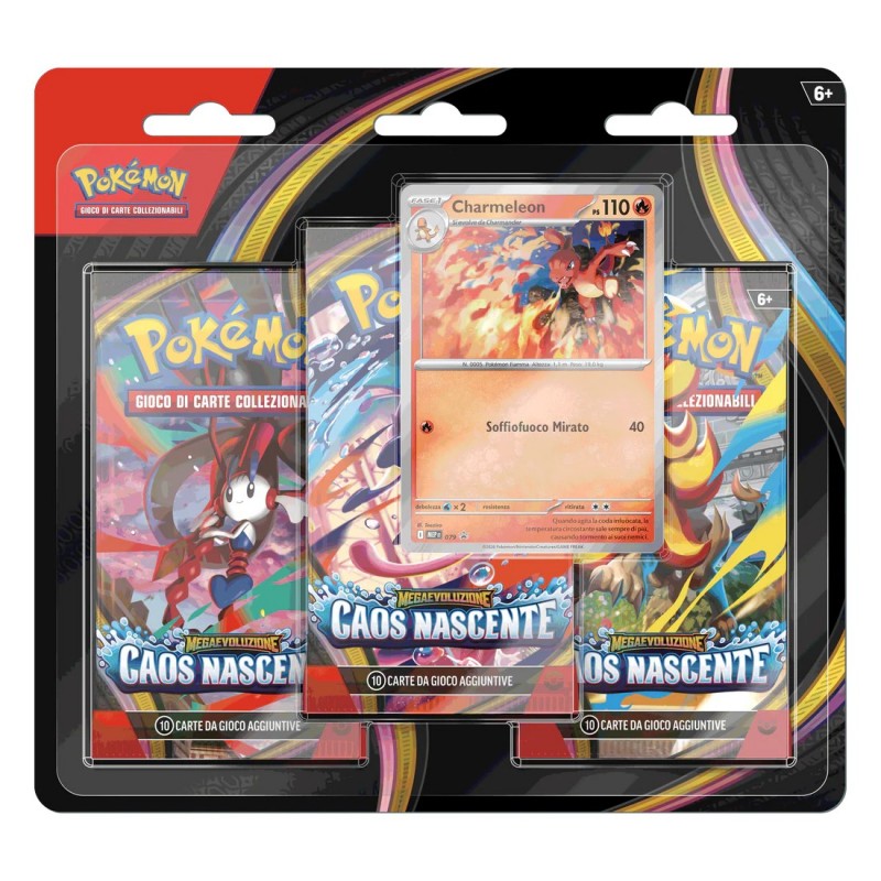 Megaevoluzione Caos Nascente CRI Blister Charmeleon Blister3 buste (IT)