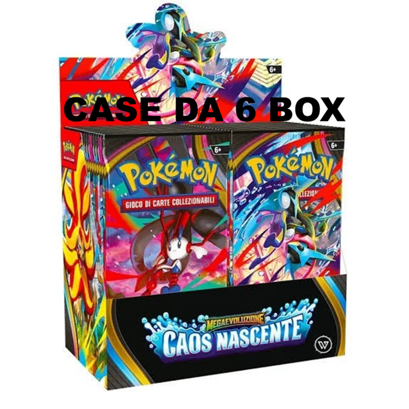 Megaevoluzione Caos Nascente CRI CASE da 6 Box - ITA