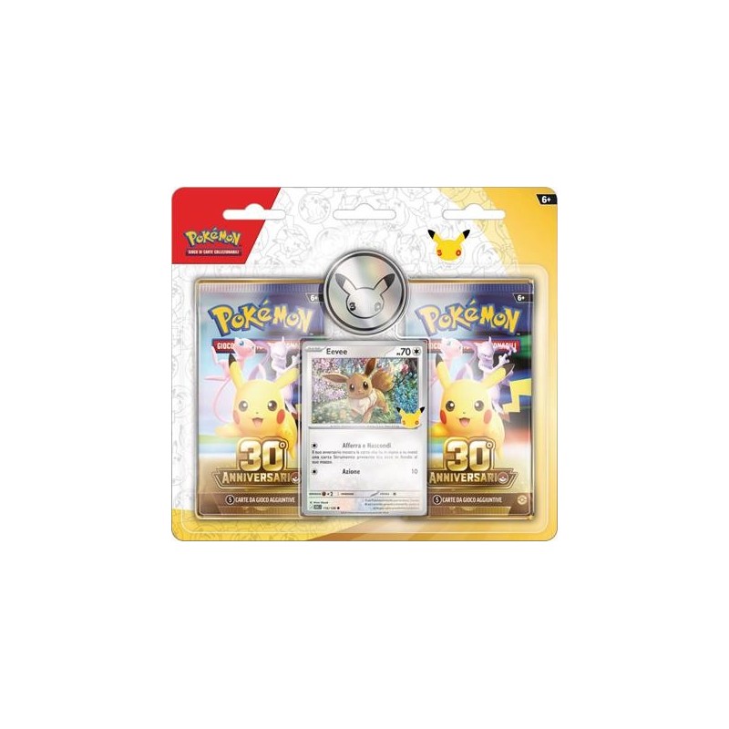 Pokemon 30mo anniversario Blister 2 buste - ITA